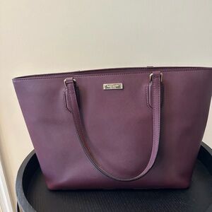 Kate Spade Deep Purple Tote Bag